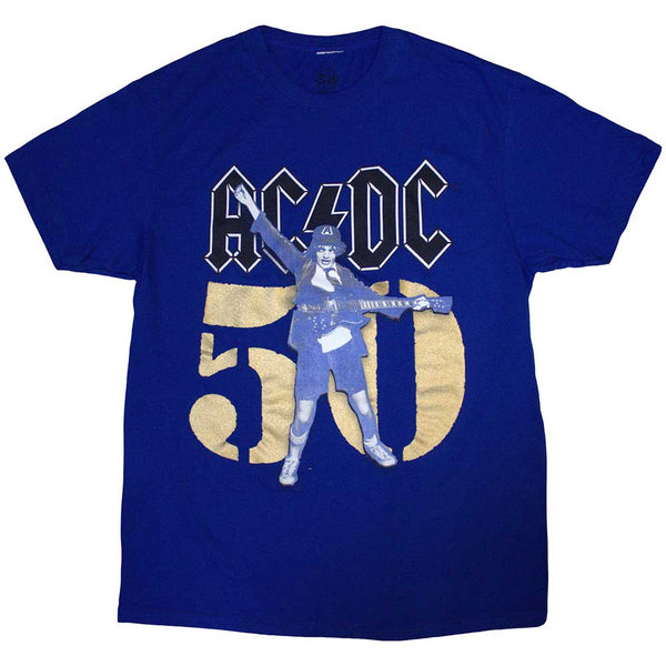 AC/DC | Official Band T-Shirt | Gold Fifty