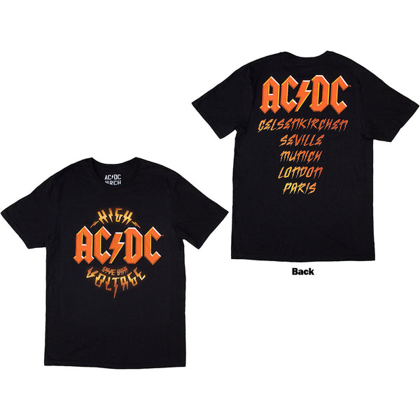 AC/DC | Official Band T-Shirt | High Voltage Dive Bar (Back Print & Ex-Tour)