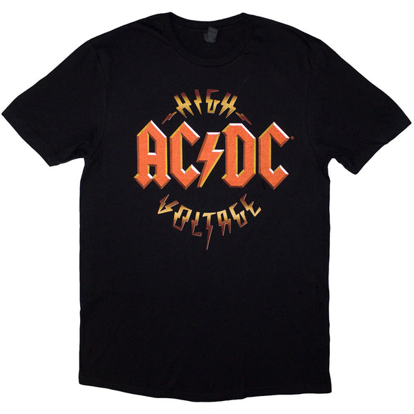 AC/DC | Official Band T-Shirt | High Voltage RnR (Back Print)