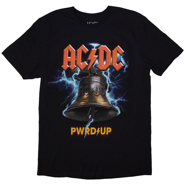 AC/DC | Official Band T-Shirt | PWRD-UP In Rock We Trust (Back Print & Ex-Tour)