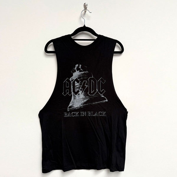 AC/DC | Official Band Tank T-Shirt | Back In Black Bell