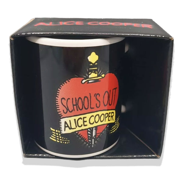 Alice Cooper Official Boxed Coffee Mug featuring School's Out Tattoo