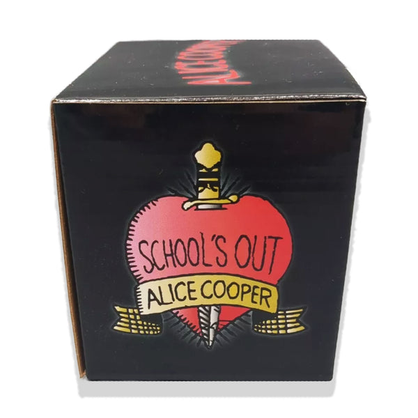 Alice Cooper Official Boxed Coffee Mug featuring School's Out Tattoo