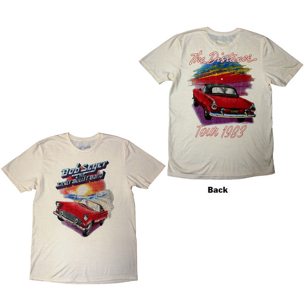 Bob Seger & The Silver Bullet | Official T-Shirt | Distance Tour (Back Print)