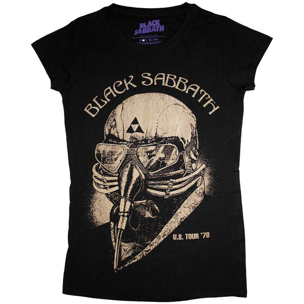 Black Sabbath | Official Ladies Band T-Shirt | US Tour 1978 (Skinny Fit)
