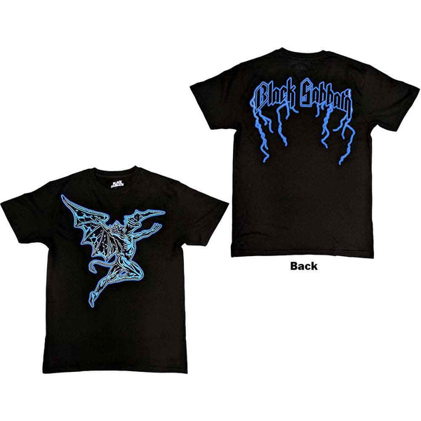Black Sabbath | Official Band T-Shirt | Lightning Henry (Back Print)