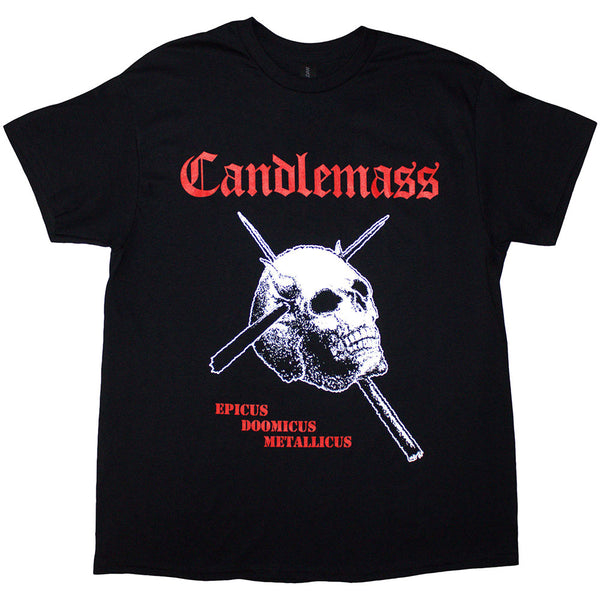 Candlemass | Official T-Shirt | Epicus Doomicus Metallicus (Back Print)