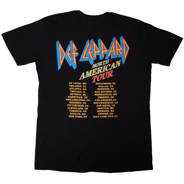 Def Leppard | Official T-Shirt | North American Tour (Back Print)