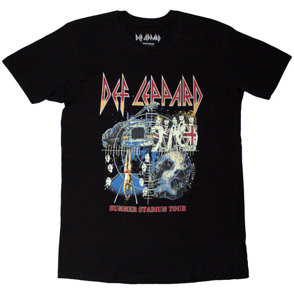 Def Leppard | Official T-Shirt | Summer Stadium Tour (Back Print)