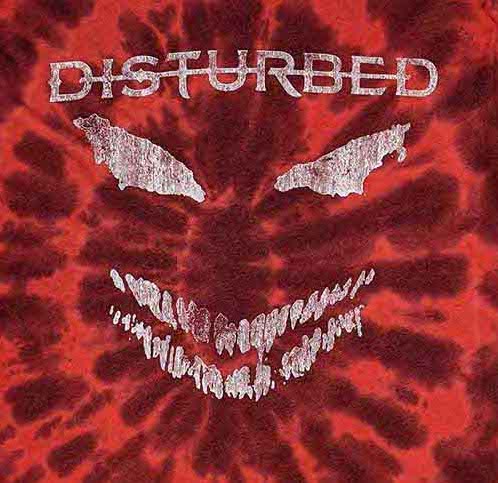 Disturbed | Official Band T-shirt | Scary Face (Dip-Dye)