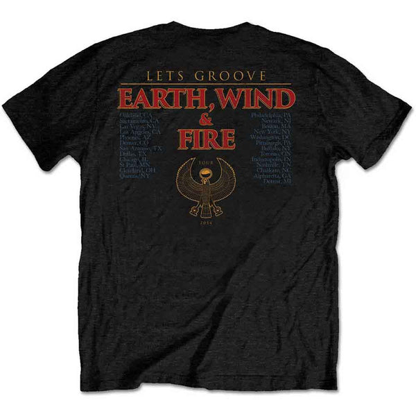 Earth Wind & Fire | Official Band T-Shirt | Let's Groove (Back Print)