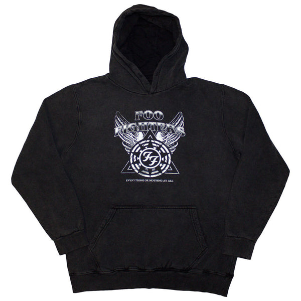 Foo Fighters | Official Band Hoodie | Everything Or Nothing At All Logo (Wash Collection)