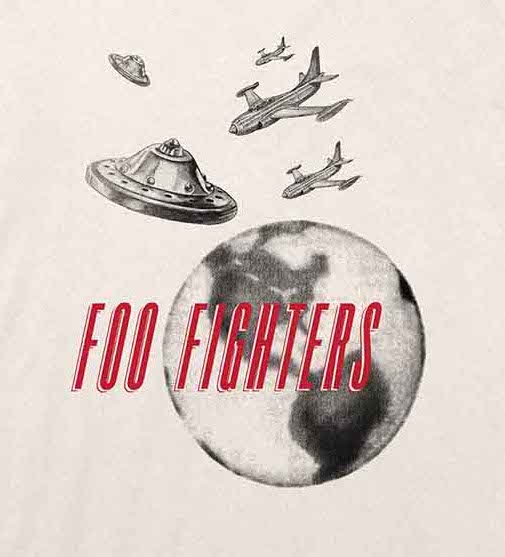 Foo Fighters | Official Band T-shirt | UFO Planes