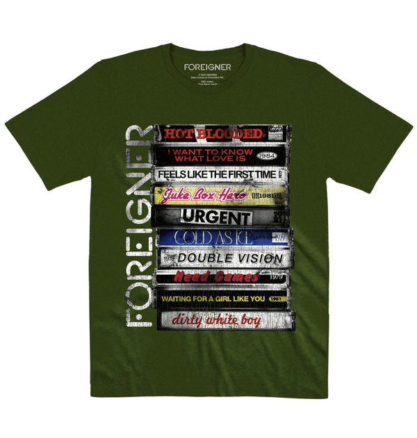 Foreigner | Rock Cassettes | Official Artist T-shirt