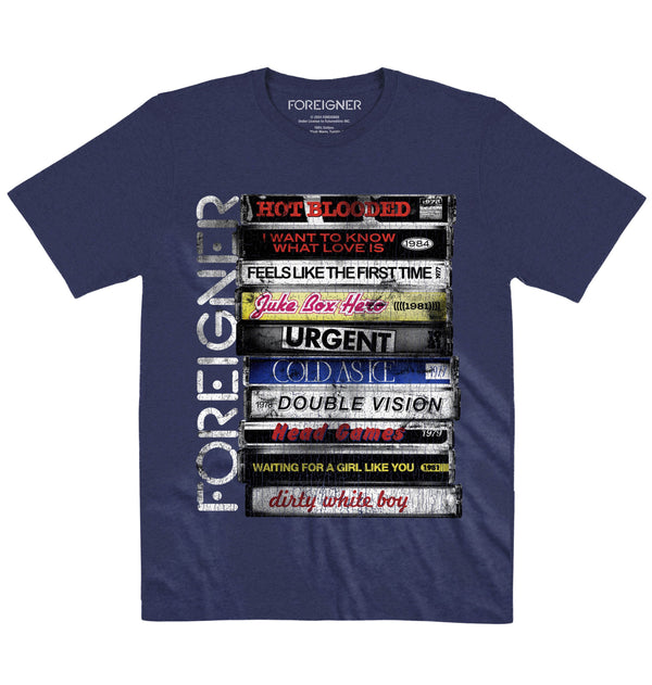 Foreigner | Rock Cassettes | Official Artist T-shirt