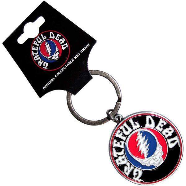 Grateful Dead | Official Band Keychain | Steal Your Face Logo