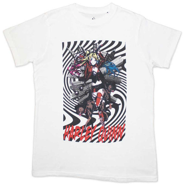 DC Comics | Official Film T-Shirt | Harley Quinn Spiral