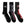 Load image into Gallery viewer, Motley Crue Socks 3 Pack - Adult UK 7-11 (EU 41-46, US 8-12)