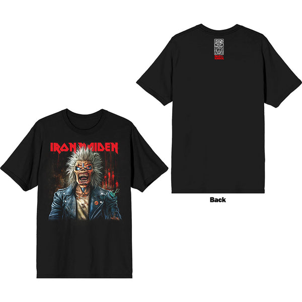 Iron Maiden | Official Band T-Shirt | Est. 1975 Eddie Scream Portrait (Back Print)