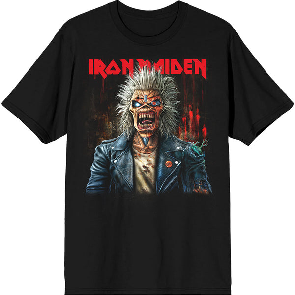 Iron Maiden | Official Band T-Shirt | Est. 1975 Eddie Scream Portrait (Back Print)