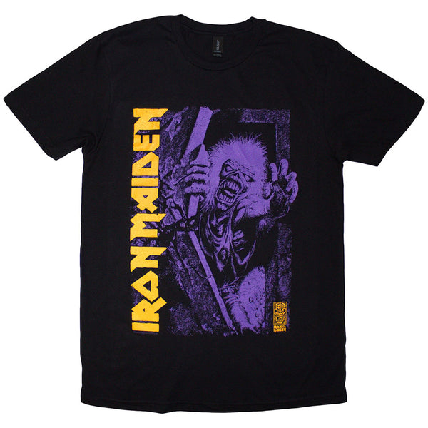 Iron Maiden | Official Band T-Shirt | Est. 1975 No Prayer Grave Purple