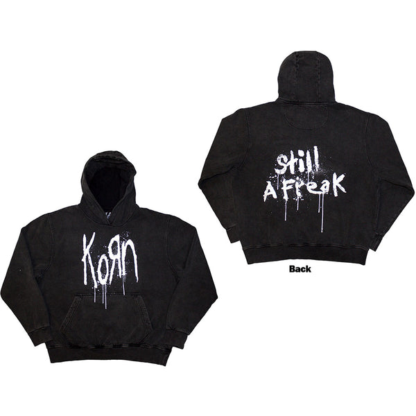 Korn | Official Band Hoodie | Still A Freak (Back Print & Wash Collection)