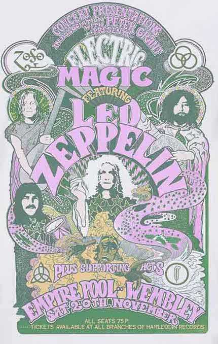 Led Zeppelin | Official Ladies T-shirt | Electric Magic