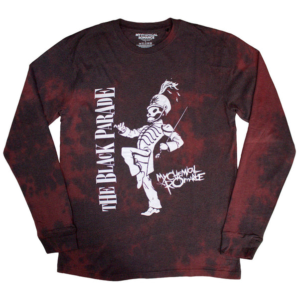 My Chemical Romance | Official Long Sleeve Band T-Shirt | Marching (Red) (Wash Collection)