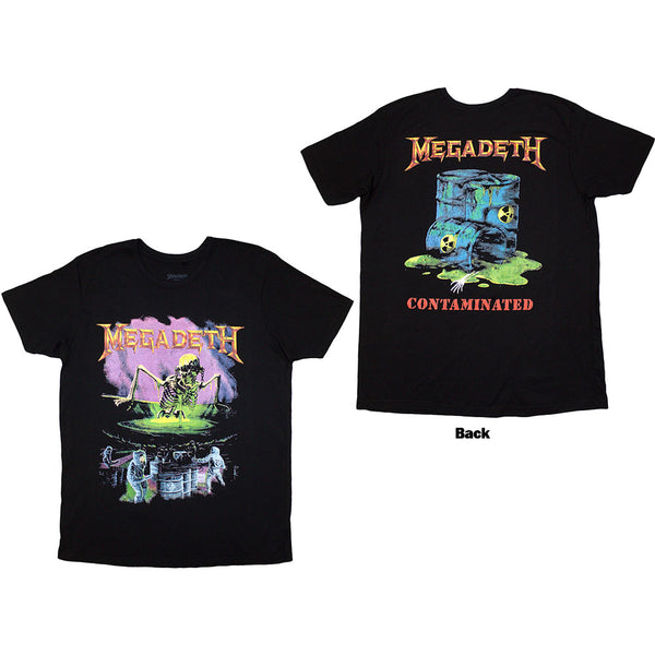 Megadeth | Official T-Shirt | Contaminated (Back Print)