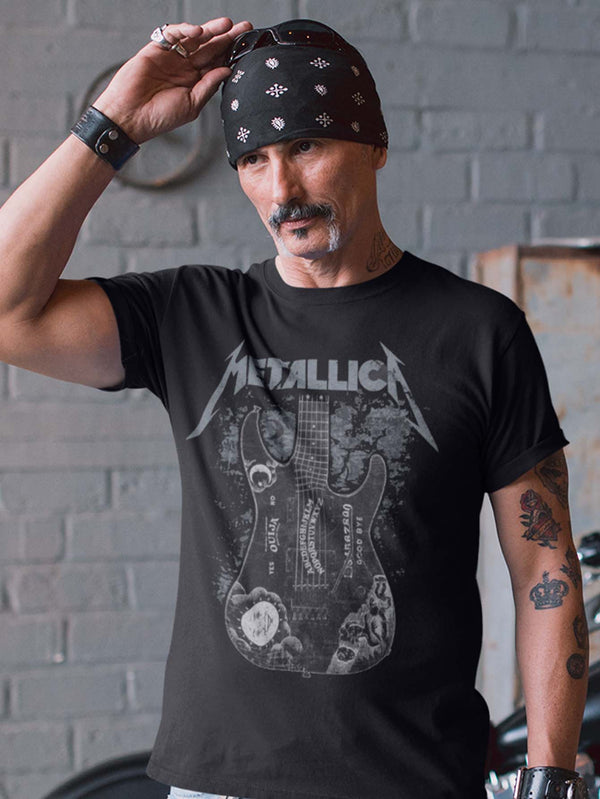 Metallica | Official Band T-shirt | Hammett Ouija Guitar