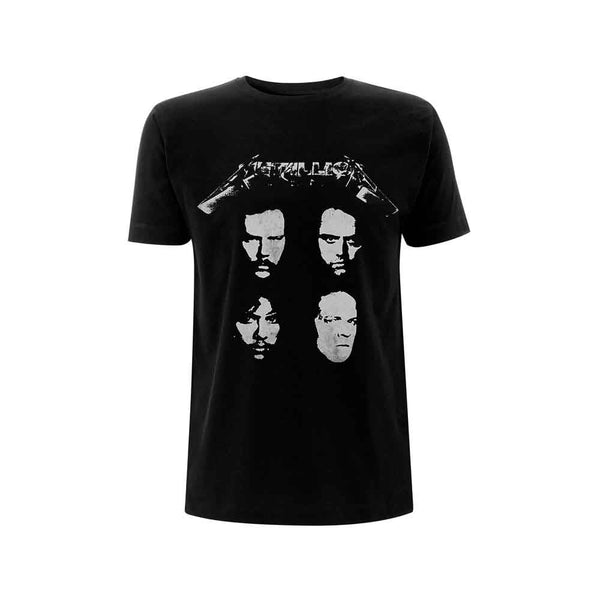 Metallica | Official Band T-Shirt | 4 Faces (Back Print)