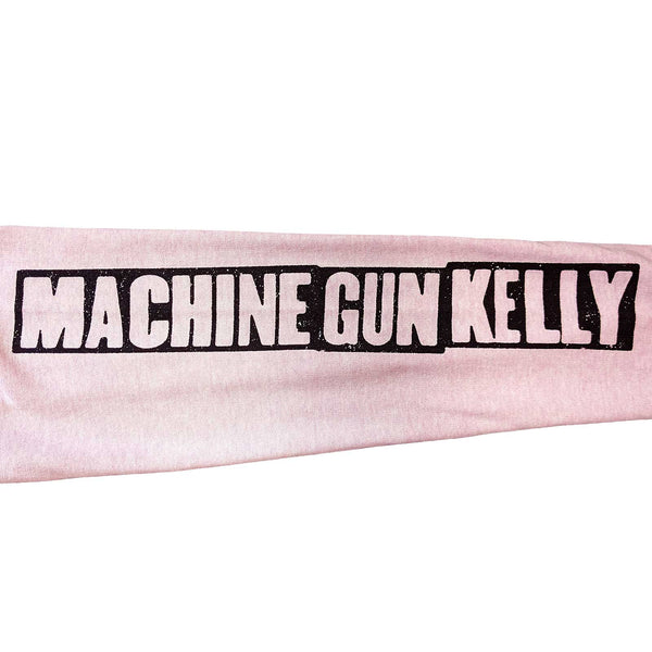 Machine Gun Kelly Unisex Sweatshirt: Pink Face (Back & Sleeve Print)