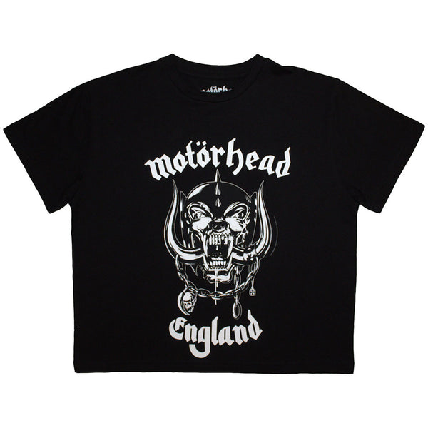 Motorhead | Official Ladies Crop Top | England