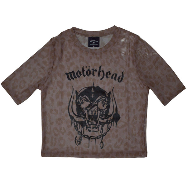 Motorhead | Official Ladies Crop Top | Warpig (Mesh)