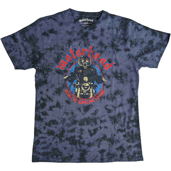 Motorhead | Official Band T-Shirt | Born To Lose Biker (Wash Collection)