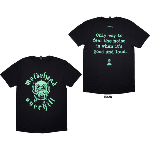 Motorhead | Official Band T-Shirt | Overkill Lyric (Back Print)