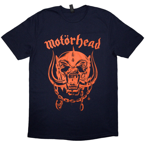 Motorhead | Official Band T-Shirt | Good & Loud (Navy Blue) (Back Print)
