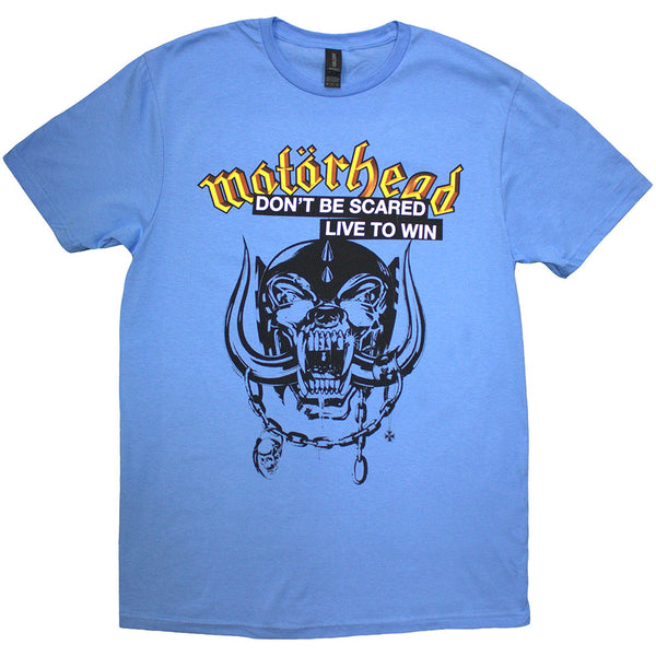 Motorhead | Official Band T-Shirt | Live To Win (Blue)
