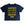 Load image into Gallery viewer, Nirvana Yellow Happy Face Flower Sniffin: Ladies Blue Crop Top (back print)
