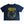 Load image into Gallery viewer, Nirvana Yellow Happy Face Flower Sniffin: Ladies Blue Crop Top (back print)