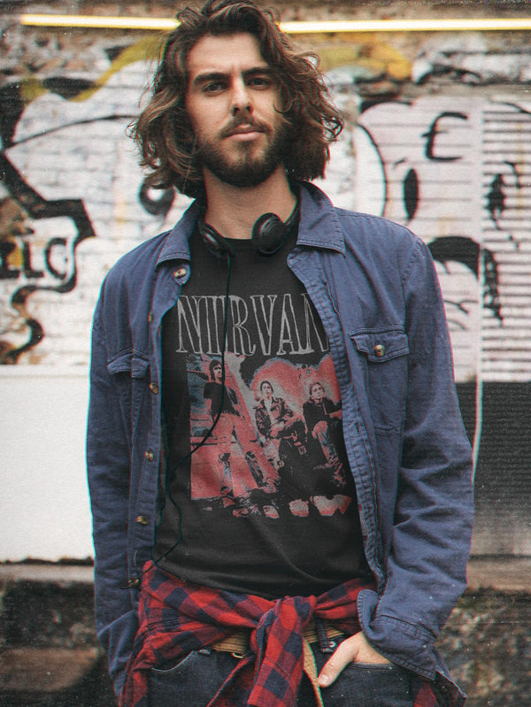 Nirvana | Official Band T-shirt | Kris Standing