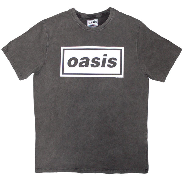 Oasis | Official Stone Wash Band T-Shirt | Decca Logo