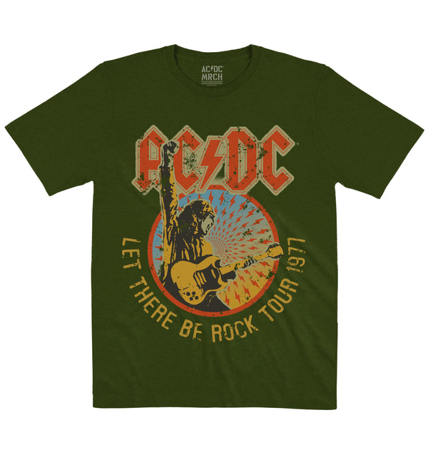 AC/DC | Let There Be Rock Tour 1977 | Official Artist T-shirt