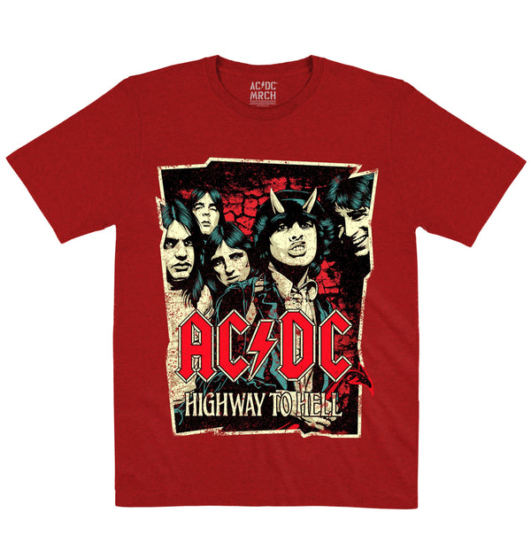 AC/DC | Highway To Hell Sketch | Official Artist T-shirt