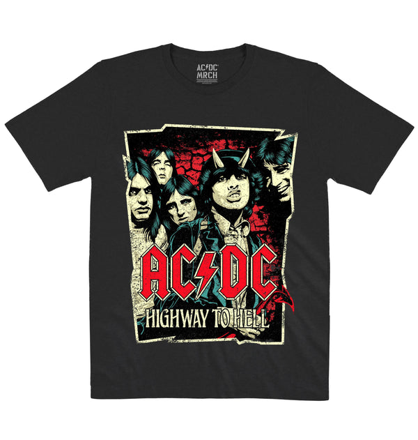 AC/DC | Highway To Hell Sketch | Official Artist T-shirt