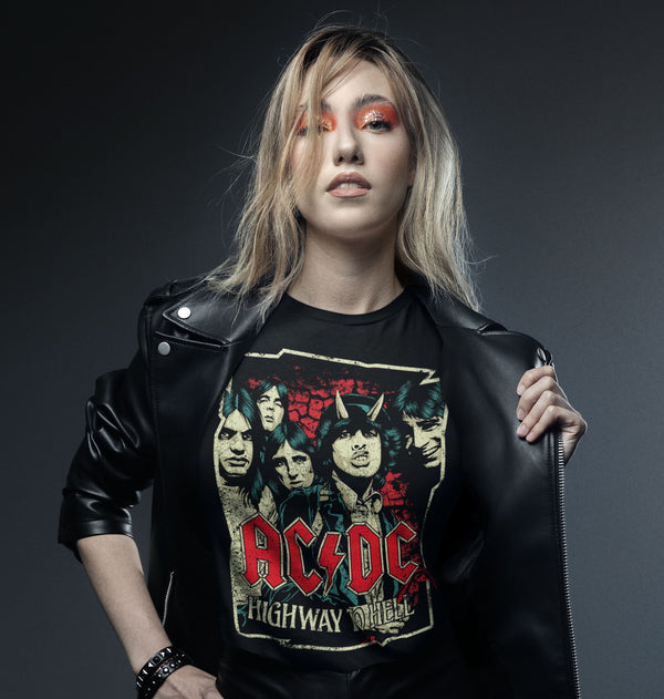 AC/DC | Highway To Hell Sketch | Official Artist T-shirt