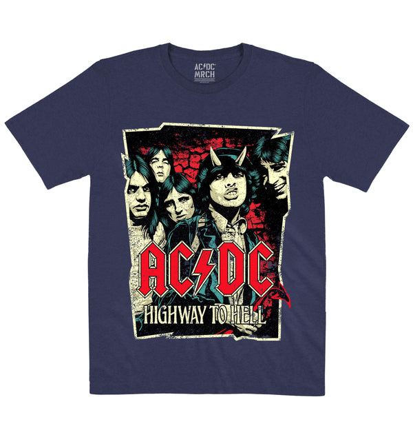 AC/DC | Highway To Hell Sketch | Official Artist T-shirt