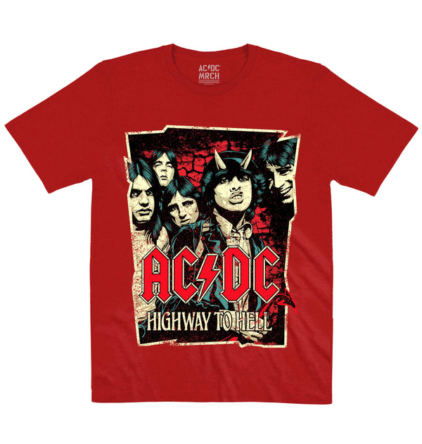 AC/DC | Highway To Hell Sketch | Official Artist T-shirt
