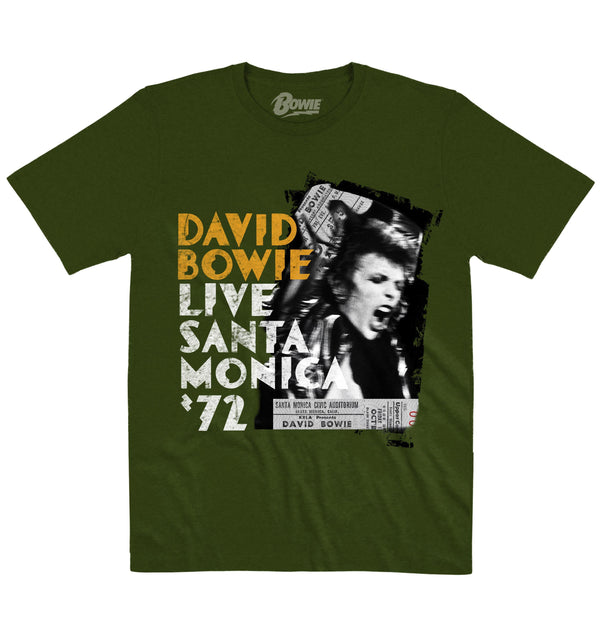 David Bowie | Santa Monica | Official Artist T-shirt