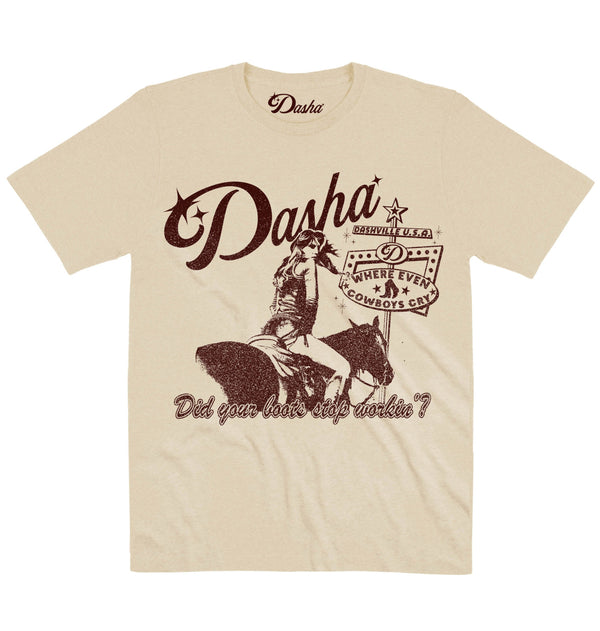 Dasha | Did Your Boots Stop Workin’ | Official Artist T-shirt
